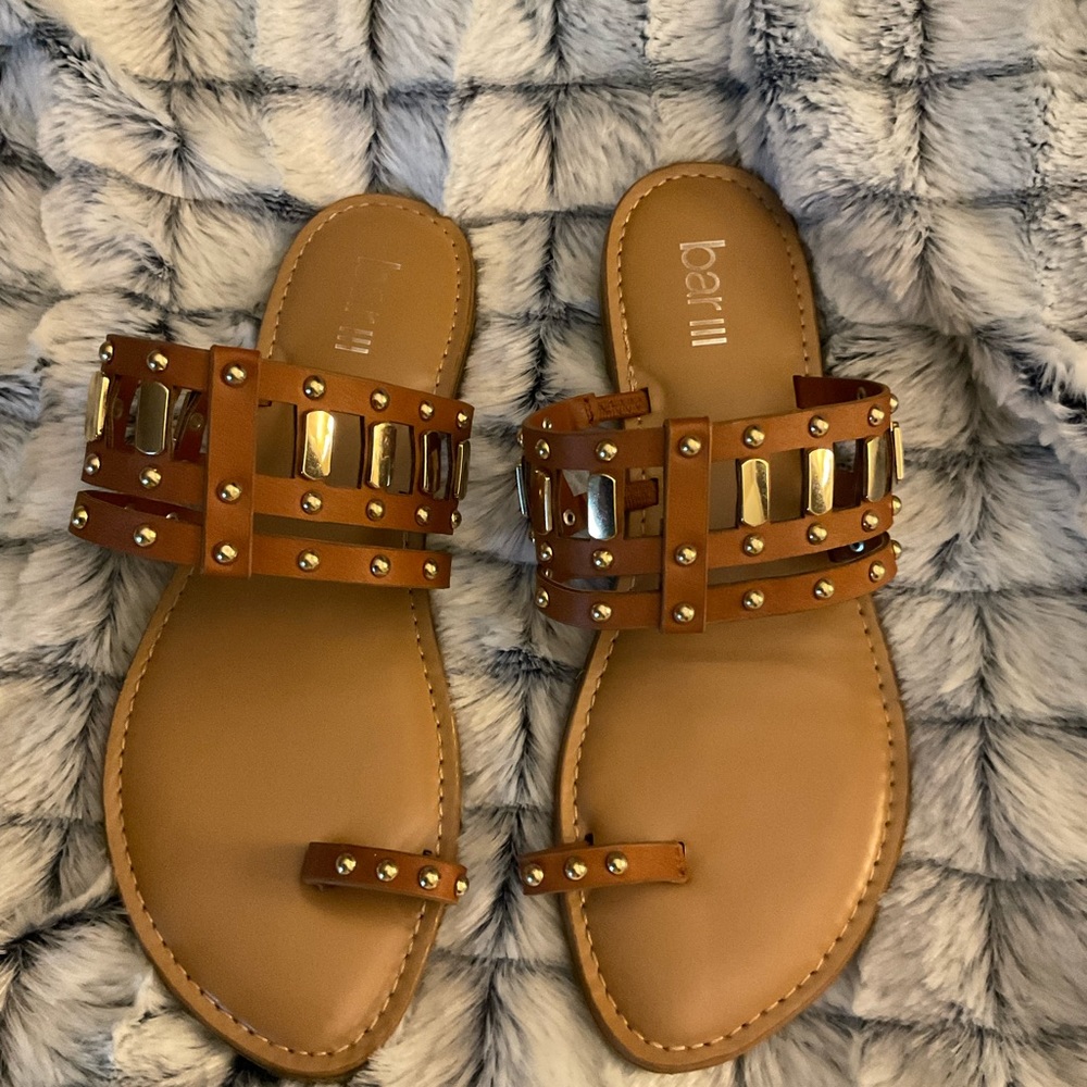 Bar III flat sandals